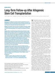 Primary license number for jai h lee md a professional corporation is a38492 (orthopaedic surgery) in california. Long Term Follow Up After Allogeneic Stem Cell Transplantation 23 01 2015