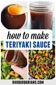 Easy Homemade Teriyaki Sauce Recipe Rhubarbarians Recipe Best Sauce Recipe Teriyaki Sauce Make Teriyaki Sauce