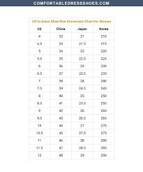 Shoe Size Conversion Charts For Men And Women