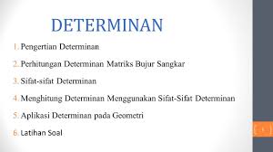L11u12 = ai2 ^ u12 =. Pengertian Determinan Matriks Cara Golden