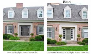 Do you paint doors and trim the same color. Should The Sidelights Match The Front Door Or Match The Trim The Decorologist