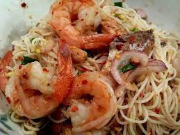 ยำขนมจ นเน อปลากระป อง seafood recipes food recipes