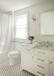 Check spelling or type a new query. White And Black Hex Tile Bathroom Floor Cottage Bathroom