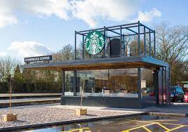 Starbucks Drive Thru Keele North On Behance Coffee Shop Design Cafe Shop Design Brick Architecture