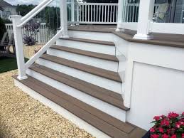 The handrail, itself, should be easy to grip . Top 50 Best Deck Steps Ideas Backyard Design Inspiration