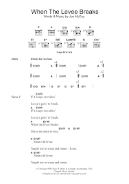 Mar 11, 2017 · watch the video for when the levee breaks from memphis minnie's pickin' the blues for free, and see the artwork, lyrics and similar artists. When The Levee Breaks By Led Zeppelin Guitar Chords Lyrics Guitar Instructor
