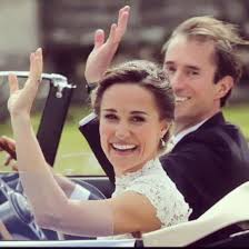 Love This Photo Of Pippa Middleton And Her New Husband James Great Name On Their Wedding Day Pippa Middleton Wedding Pippa Middleton Pippa And James