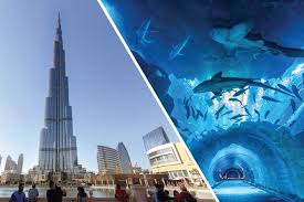 Burj khalifa is a megatall skyscraper in dubai, united arab emirates, the building is best known for being the current world's tallest skyscraper, it's the most popular tourist attraction in dubai (details. Burj Kalifa An Der Spitze 124 Etage Dubai Aquarium Underwater Zoo 2021