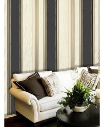 Black And Gold Kitchen Wallpaper Synergy Stripe Wallpaper Rich Red Vymura M0803 Striped Wallpaper Striped Wallpaper Black Traditional Decor