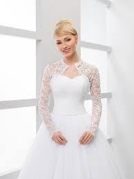 Long Sleeve Lace Bridal Bolero Jacket In White And Ivory Etsy Bridal Bolero Wedding Dress Long Sleeve Wedding Dress Sleeves