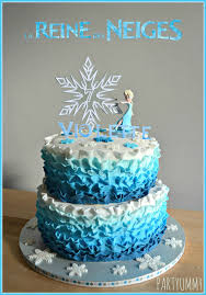 Id E Deco Reine Des Neiges Pour Gateau Meringue Frozen Birthday Cake Frozen Cake Themed Cakes