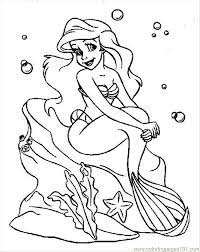 Select from 36048 printable coloring pages of cartoons, animals, nature, bible and many more. Ariel Posing Coloring Page Coloring Page For Kids Free The Little Mermaid Printable Coloring Pages Online For Kids Coloringpages101 Com Coloring Pages For Kids