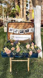 Creative Wedding Displays Play An Important Part When It Comes To Wedding Decor As It Ca Wedding Photo Display Vintage Suitcase Wedding Diy Wedding Decorations