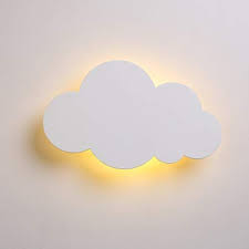 Lyllyl Holz Led Schlafzimmer Nachttischlampe Cartoon Kinder Wandleuchte Wolke Form Wandleuchte 37 23 Cm Beleuchtung Farbe Wolkenlampe Nachttischlampe Lampe
