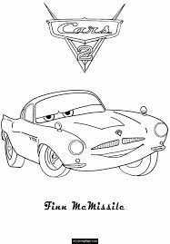 Cars 2 Finn Mcmissile Colouring Sheet Printable Ecoloringpage Com Coloring Pages Printable Coloring Pages Coloring Pages For Kids
