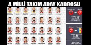 Aday kadroda form düşüklüğü sebebiyle fenerbahçe'den alanyaspor'a gönderilen ozan tufan'ın da. A Milli Takim In Arnavutluk Ve Moldova Aday Kadrosu 2019 Son Dakika Aciklandi