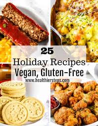 Struggling to find healthy foods to indulge in at christmas? Vegan Christmas Dinner Recipes Healthier Steps