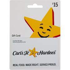 & hardee's prime rib menu at a fraction of the cost. Cke Restaurants Carl S Jr And Hardee S 15 Gift Card Entertainment Dining Food Gifts Shop The Exchange