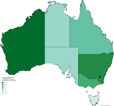 Map Australian States And Territories By Human Development