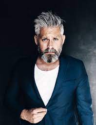 Gray hair or silver fox? Model Swedish Grey Hair Silverfox Mens Style Beard Grooming Silver Male Men S Apperal Men S Clothes S Beard Styles For Men Grey Hair Men Hair And Beard Styles