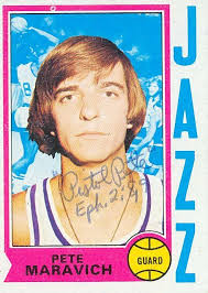 pete maravich signed