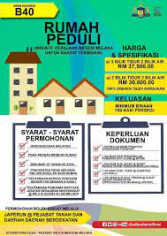 Kerajaan melaka memperkenalkan rumah prihatin bagi membantu golongan kurang berkemampuan untuk mendapatkan kediaman selesa. Rumah Dibiayai 100 Daripada Kerajaan Negeri Melaka Melaka Kini Tmk