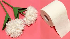 Maybe you would like to learn more about one of these? Turn Tissue Paper Into White Flower Easy Paper Flowers Handmade Craft Room Decoration Ideas Youtube