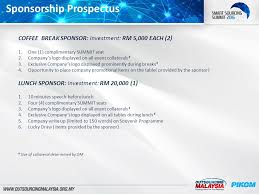 Aa1 solutions is a corporate and professional services company… full sponsorship of pdecce teaching qualification/ certification. Sponsorship Prospectus Host Sponsor Investment Rm 150 Keynote Speaking Slot At The Summit 2 Twenty 20 Complimentary Summit Seats 3 Company S Ppt Download