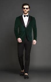 Don't just fit in, find your own perfect fit. Calvary Green Velvet Tuxedo Custom Made By A I