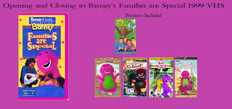< image 1 of 2 >. Barney Families Are Special Vhs