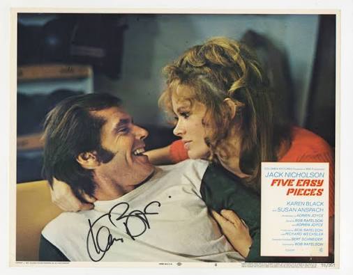 Original Five Easy Pieces (1970) movie poster in C8 condition for $250.00