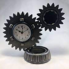 Metal Art Second Shift Art Metal Art Gear Wall Clock Metal