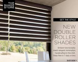 The shade store roller shades. The Shade Store Exclusive Double Roller Shades Are Here Milled