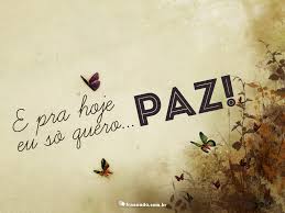 Tudo que eu quero é sentir saber do hoje e do fim ser de alguém e ter o que me faz feliz quero saber como é que faz pra completar esse vazio que nem eu sei explicar quanto mais tento, menos posso me alegrar e assim, enfim poder aquietar essa. Conversas Soltas So Quero Paz