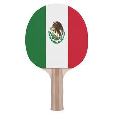 Flag Of Mexico Ping Pong Paddle Zazzle Com With Images Mexico Flag Ping Pong Flag