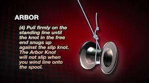 How To Tie An Arbor Knot By Abu Garcia Knots Tie Knots Types Of Knots