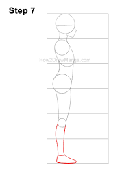 An easy anime body proportions tutorial how to draw manga bodies in three quarter 34 view how to draw anime side view full body profile how to how to draw a female face step 1. How To Draw A Manga Girl Full Body Side View Step By Step Pictures How 2 Draw Manga