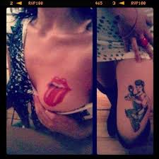 Rolling Stones Tongue Tattoo