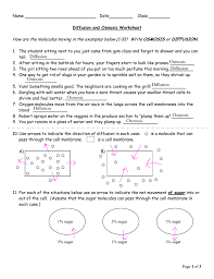 Osmosis is the process in which water moves through a membrane. Rachel Hurlbut Sept Bio Diffusion Osmosis Worksheet Answer Key Jones And Tonicity Cell Membrane Coloring Pages Gummy Bear Lab Egg Oguchionyewu
