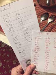 How many words can you make with the letters in the word thanksgiving? Rachel Siegel On Twitter Day 31 Of 40daysofcreativity How Many Words Can You Make Out Of The Word Grateful In 3 Minutes Steve Got 25 I Got More Happy Thanksgiving Creativeconfidence