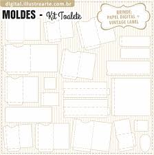 Moldes Kit Toalete Papel Digital Illustrearte Toalete Convite Cha De Fralda Molde Envelope
