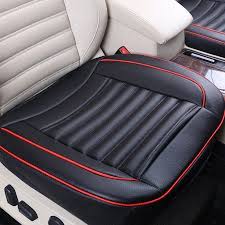 Grtsunsea Pu Leather Car Seat Cushion Seat Cover Protector Mat With Organizer For Universal Car Suv Truck Leather Car Seat Covers Leather Car Seats Car Seats