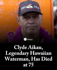 Clyde Aikau just called and told me that his brother Sol just passed away.  Aloha and may you rest in peace my goodfriend and bradda Sol Aikau