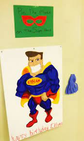 Pin By Kimberly Douglas On Items I Ve Made Superhero Birthday Party Games Superhero Party Games Superhero Birthday Party