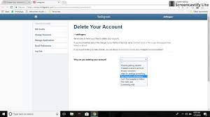 How to delete instagram account permanently in laptop. How To Permanently Delete Your Instagram Account On Computer Youtube