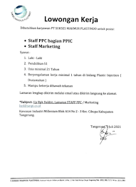 Bila gaji pt.strawland yang tertera adalah nego, berarti pelamar dapat melakukan negosiasi gaji pt.strawland dengan hrd atau personalia di pt.strawland. Dibutuhkan Karyawan Untuk Pt Pt Sukses Makmur Plastindo Facebook