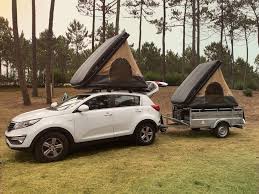 Magnifique Combo Baroudeur Et Familial Pour Les Voyages Et Camping En Road Trip Kia Sportage Equipe D Tente De Toit Fourgon Amenage Camping Car Sportage Kia