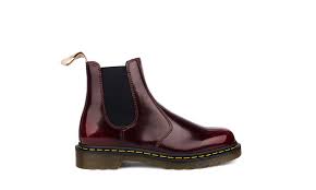 Dr doc martens 1460 cappers cherry red oxblood 8 eye ankle boots uk10 eu45 us11. Veganer Chelsea Boot Dr Martens 2976 Chelsea Boot Cherry Red Oxford Rub Off Avesu Vegan Shoes
