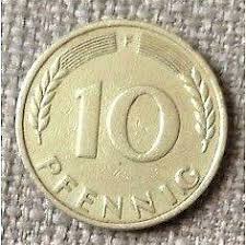 1949 Bank Deutscher Lander 10 F Pfennig German Coin Money German Coins Wooden Cigar Boxes Upcycled Crafts