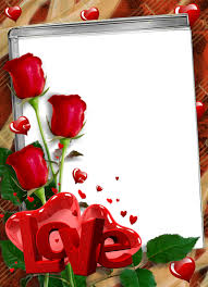 Red Transparent Frame With Roses And Love Rose Frame Photo Frame Download Free Love Photo Collage